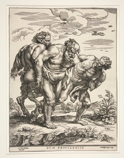 Der Marsch des Silenus von Christoffel Jegher