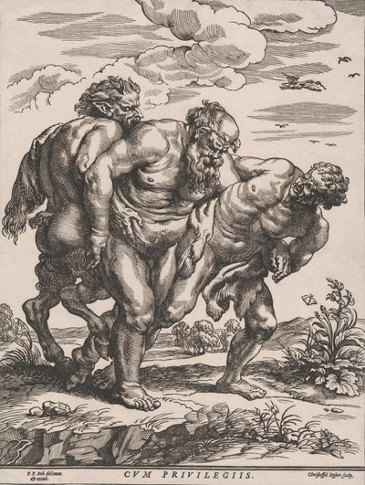 Der Marsch des Silenus, ca. 1652 von Christoffel Jegher