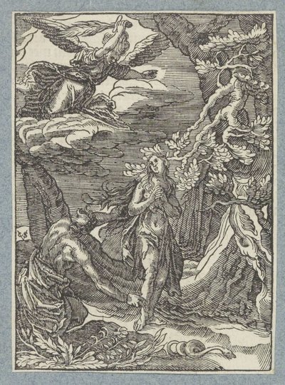 Vertreibung aus dem Paradies von Christoffel van Sichem (II)