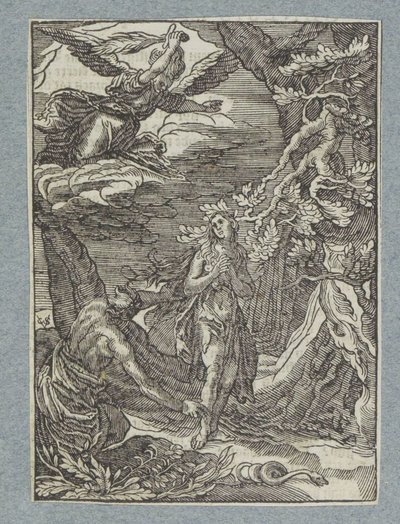 Vertreibung aus dem Paradies von Christoffel van Sichem (II)