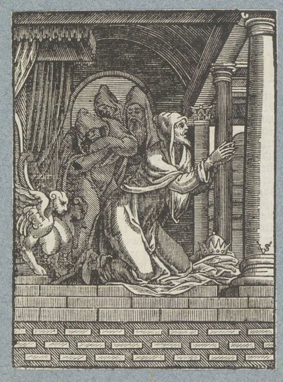 König von Ninive tut Buße von Christoffel van Sichem (II)