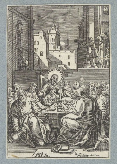 Das letzte Abendmahl von Christoffel van Sichem (II)