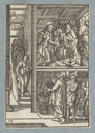 Erweckung der Dorkas (Tabita) von Christoffel van Sichem (II)