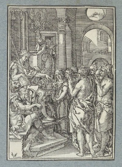 Älteste vor dem Richter von Christoffel van Sichem (II)