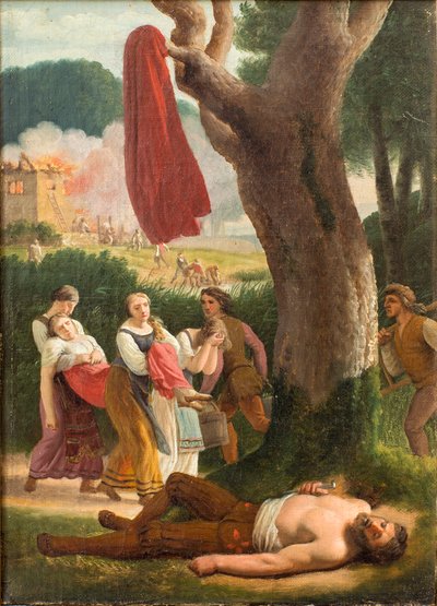 Hagbard und Signe, vor 1820 von Christoffer Wilhelm Eckersberg