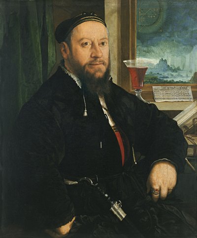 Porträt von Matthäus Schwarz von Christoph Amberger