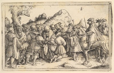 Die Begnadigung eines Verbrechers, 1531 von Christoph Bockstorffer
