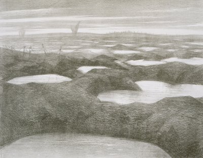 Nach einem Angriff, 1918 von Christopher Richard Wynne Nevinson