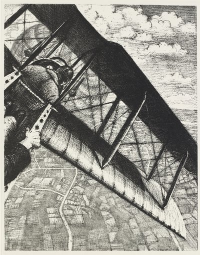 Banking auf 4.000 Fuß, 1917 von Christopher Richard Wynne Nevinson