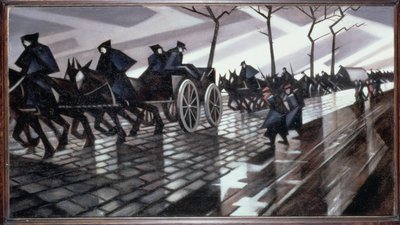 Der Weg nach Ypern von Christopher Richard Wynne Nevinson