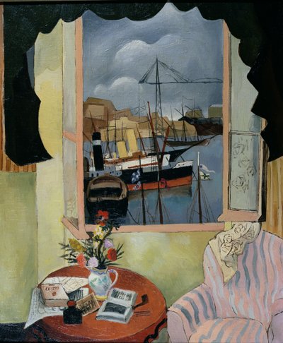 Fenster in Marseille, 1927 von Christopher Wood