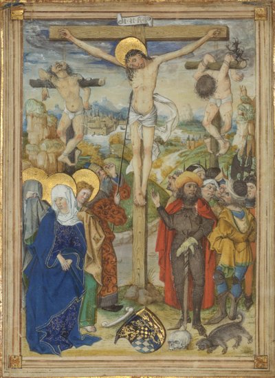 Die Kreuzigung, 1481-82 von Circle of the Housebook Master