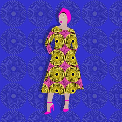 Ankara Wow von Claire Huntley
