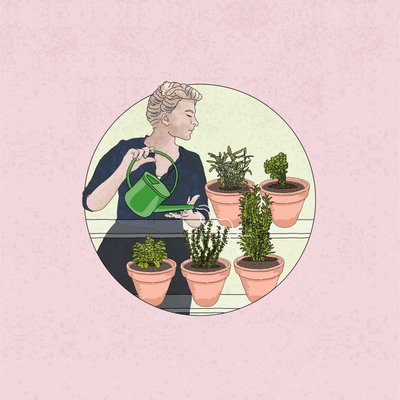 Kräutergarten, 2024 von Claire Huntley
