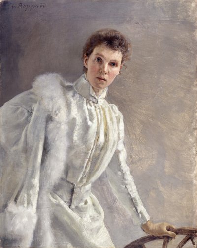 Selbstporträt, 1894 von Clara von Rappard