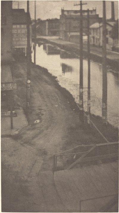 Telegrafenmasten von Clarence H. White