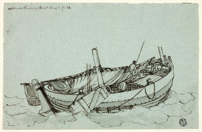 Fischerboot in Ostende von Clarkson Stanfield