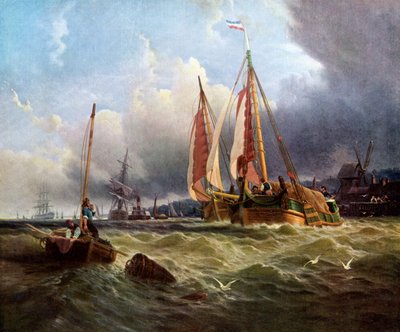 Oude Schelde, Texel Insel, 1862, um 1920 von Clarkson Stanfield