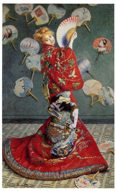 La Japonaise (Camille im japanischen Kostüm) von Claude Monet