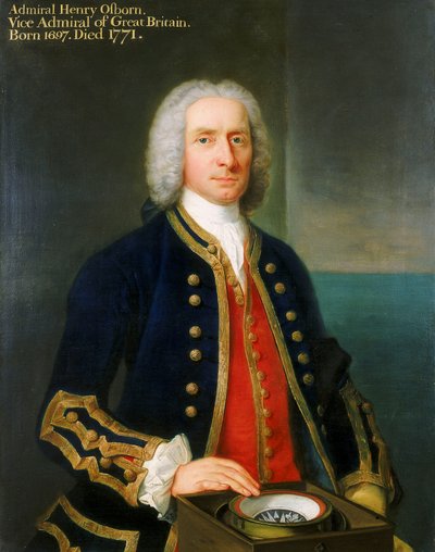 Kapitän Henry Osborn (1697-1771) von Claude Arnulphy