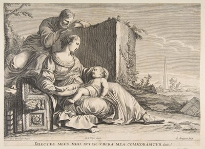 Heilige Familie von Claude Cherpignon