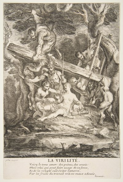 Männlichkeit von Claude Gillot