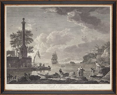 Französische Stahlstiche von Claude Joseph (after) Vernet