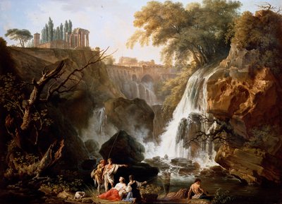 Der Wasserfall bei Tivoli von Claude Joseph Vernet