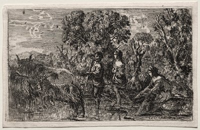 Der Übergang durch die Furt von Claude Lorrain
