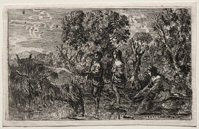 Le Passage du gué, 1634 von Claude Lorrain