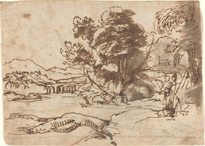 Flusslandschaft von Claude Lorrain