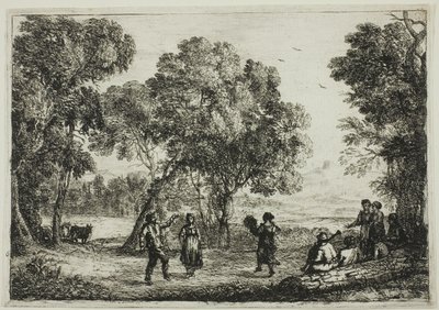 Der Bauerntanz von Claude Lorrain
