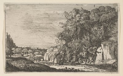 Die Flucht nach Ägypten, ca. 1630-31 von Claude Lorrain