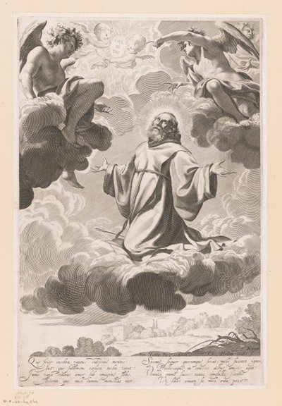 Hl. Franziskus von Paola in Ekstase von Claude Mellan