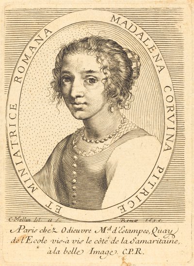 Maddalena Corvina von Claude Mellan