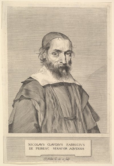 Nicolas-Claude Fabri de Peiresc, 1637 von Claude Mellan