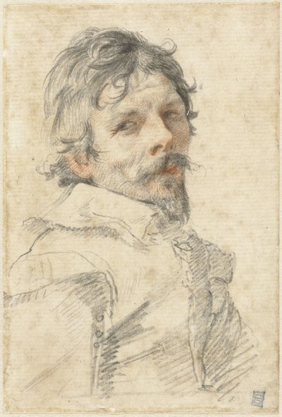 Selbstporträt, ca. 1640 von Claude Mellan