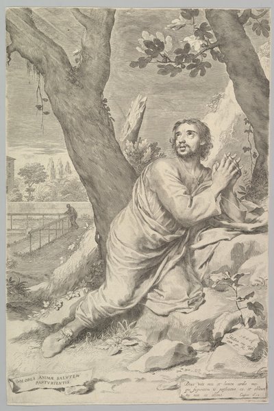 St. Augustinus, 1660 von Claude Mellan
