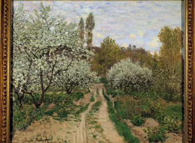 Blühende Apfelbäume von Claude Monet