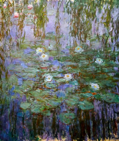 Blaue Seerosen (Detail) von Claude Monet