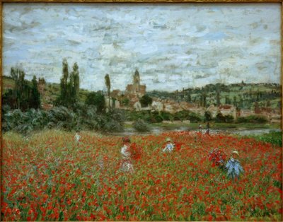 Mohnfeld bei Vétheuil von Claude Monet