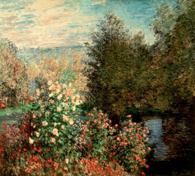 Ecke des Gartens in Montgeron von Claude Monet