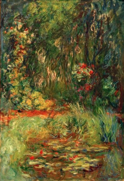 Coin du bassin aux nymphéas von Claude Monet
