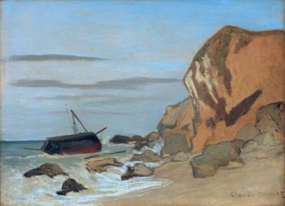 Felswand von Claude Monet