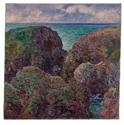 Gruppe von Felsen bei Port-Goulphar, 1887 von Claude Monet