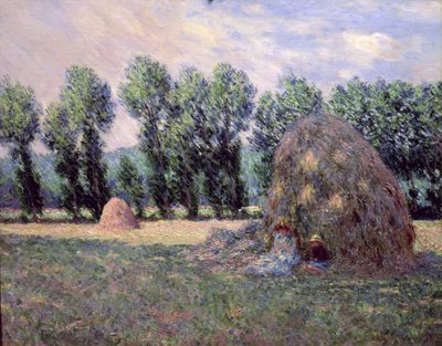 Heuhaufen, 1885 von Claude Monet