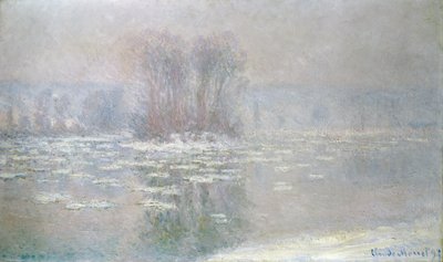 Eis bei Bennecourt, 1898 von Claude Monet