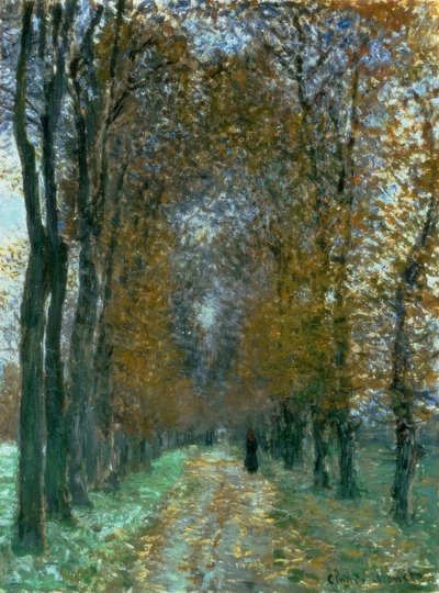 Die Allee von Claude Monet