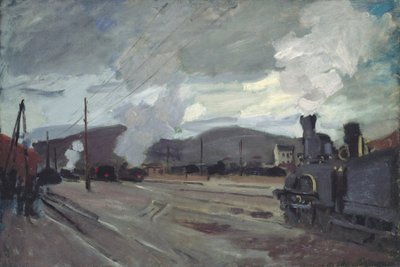 Der Bahnhof von Argenteuil von Claude Monet
