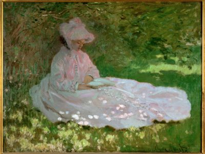 Die Leserin von Claude Monet